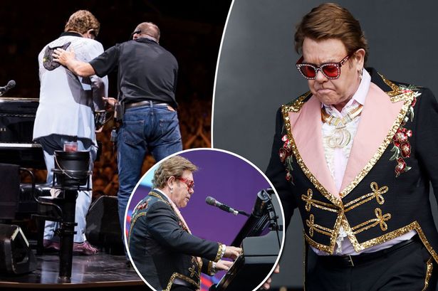 He Sang His Heart Out: Sir Elton John Breaks Down In Tears As He Ends Concert Early Due To Illness