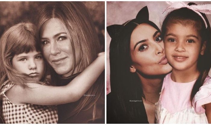 Dutch Artist Photoshops Celebrities With Their Younger Selves, The Results Are Breathtaking