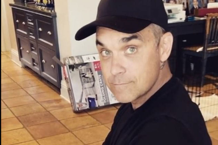 Robbie Williams Cradles Baby Beau As Wife Ayda Field Shares Sweet Video On Instagram