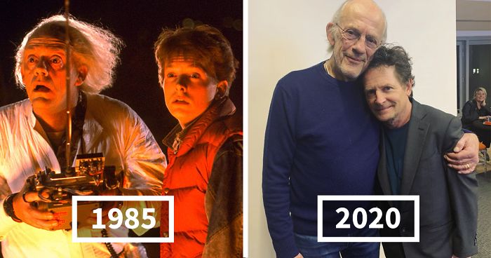 Doc And Marty From ‘Back To The Future’ Posted Pictures Of Their Wholesome Reunion