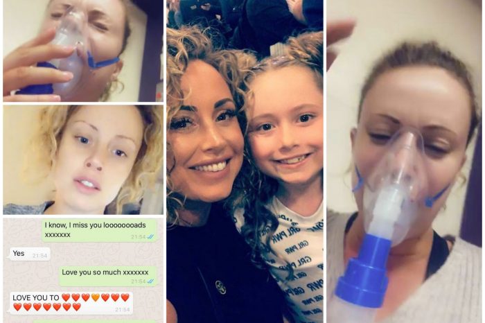 'I Beg You, Stay Home'  Mum Gasping For Air Is Heartbroken Because She Won't See Daughter For Weeks