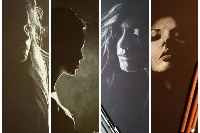 This Artist Draws Amazing Portraits Of Women As They Look Like Cast In Light 