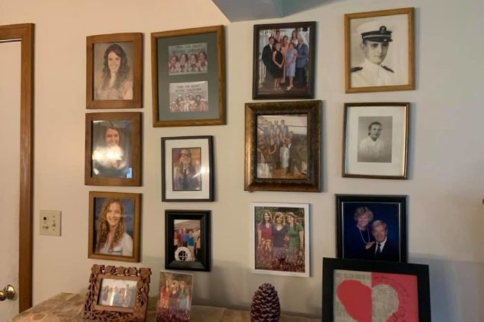 Daughter Replaces Family Photos With Crayon Drawings One By One, Parents Don’t Notice For 11 Days