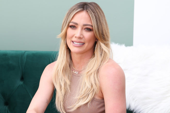Hilary Duff Got A Total Make-Over And Dyed Her Hair Bright Blue