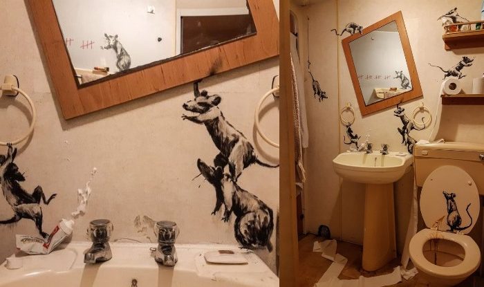 Artist Banksy Unveils New Work In Home During Coronavirus Lockdown - And His Wife Is SO Not Happy