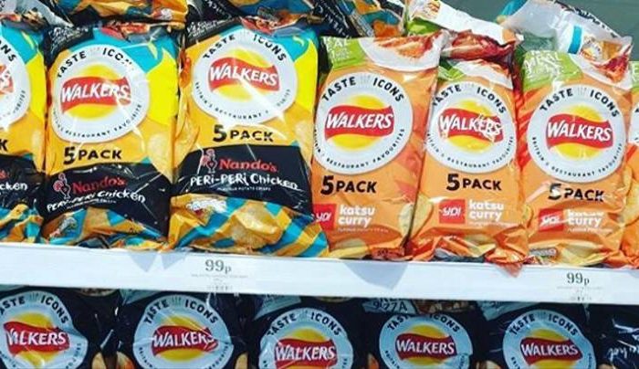 Walkers Releases New Crisp Range Inspired By Popular Chains Like Nando's And PizzaExpress