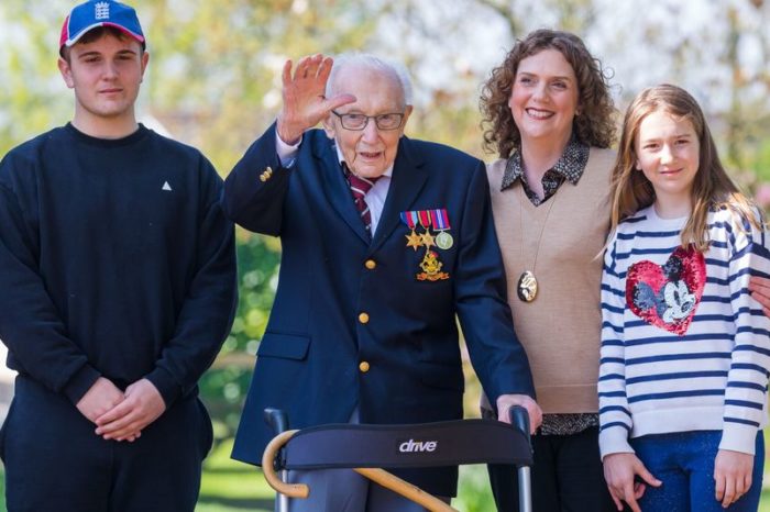WWII Veteran Raises £14 Million For Healthcare Workers by Walking in His Garden