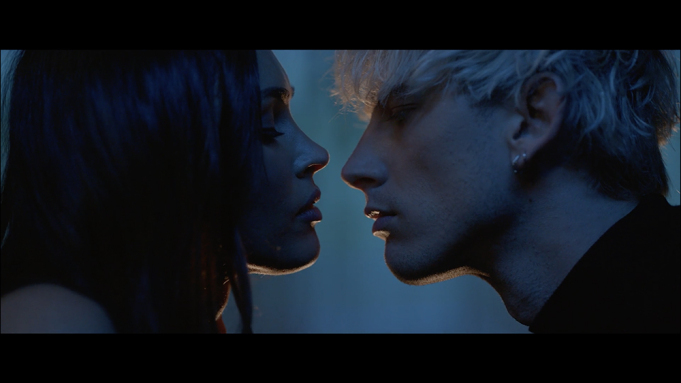 Machine Gun Kelly and Megan Fox Kiss In His New Music Video