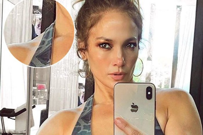 WHAT IS THIS?! Fans Spy Scary Masked Man In Background Of J.Lo's Latest Workout Selfie