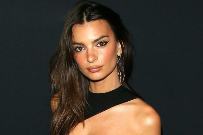 Oh My... Emily Ratajkowski Leaves Almost Nothing To The Imagination In Plunging Black Dress