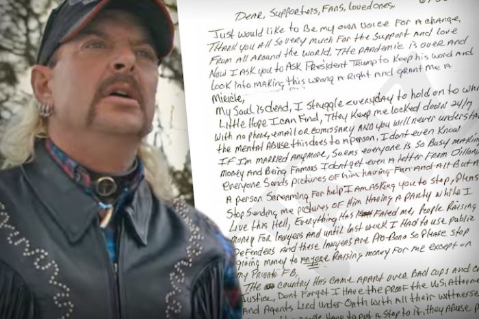 Joe Exotic wrote a VERY DISTURBING letter to his fans... Claims he is DYING?!